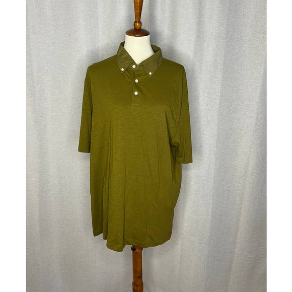 Thomas Dean Other - NWOT Thomas Dean Green Polo Shirt size XL